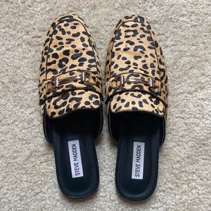 Steve Madden Limited Edition Rylie leopard mules